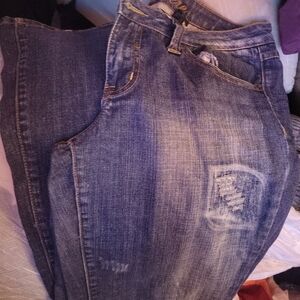 Premier Women's Blue Boot Cut Jeans